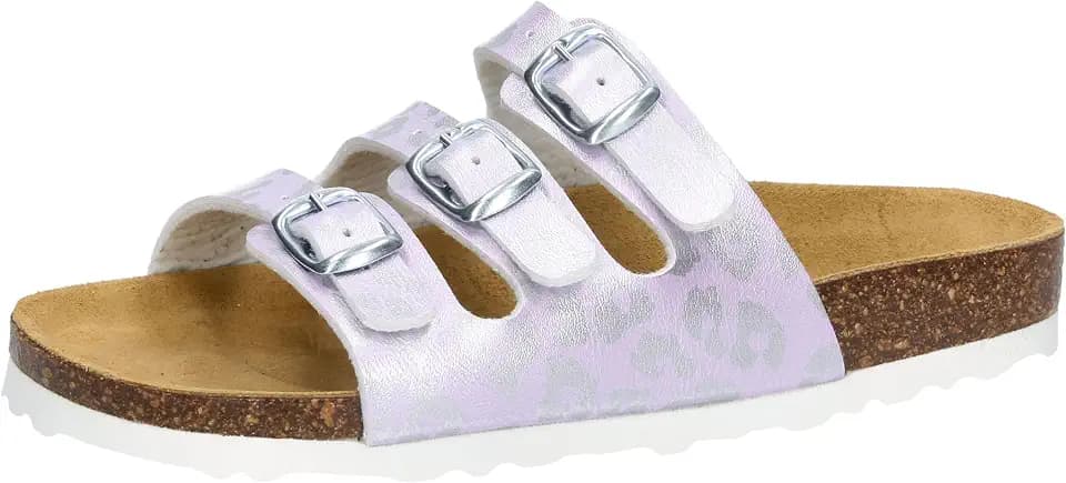 Lico Unisex Kinder Bioline Kids 3-schnaller Pantoletten