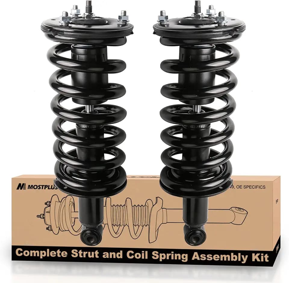 MOSTPLUS 171358 2X Front Complete Struts Shock Absorbers with Mounts Compatible for 2004-2015 Nissan Titan (Set of 2)