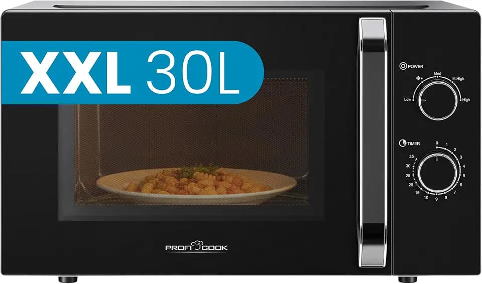 ProfiCook® XXL Mikrowelle | 30L | 950W | 31,5 cm Drehteller | PC MW 1354