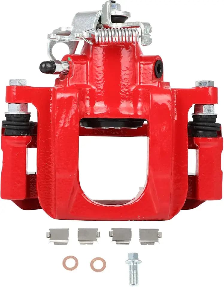 cciyu Rear Left Disc Brake Caliper Assembly 18B5081 With Bracket