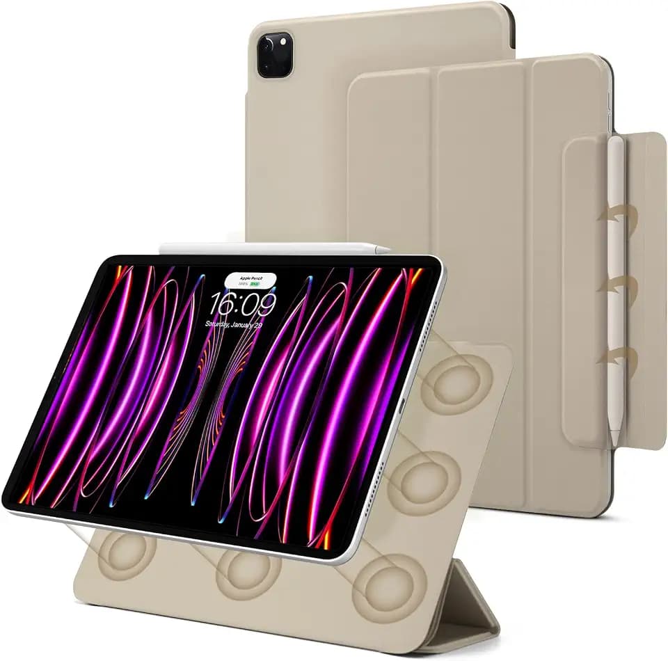 Slim Case for iPad Pro 11" 4th/3rd/2nd Gen 2022/2021/2020，Oat Coffee
