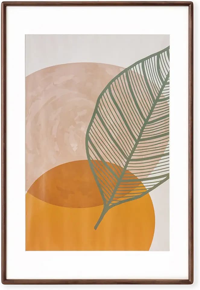 Axeman 20x30 Poster Frame Matted to 16x24, Walnut Wood, Tempered Glass