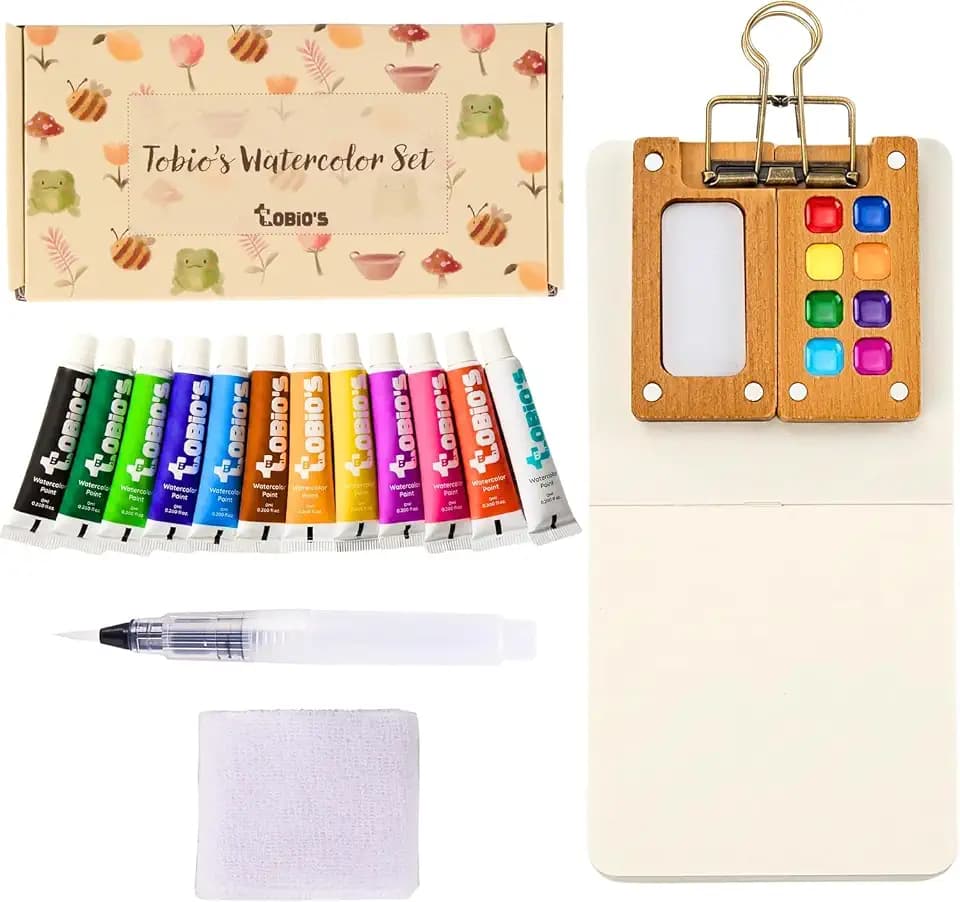 Tobios Watercolor Paint Set