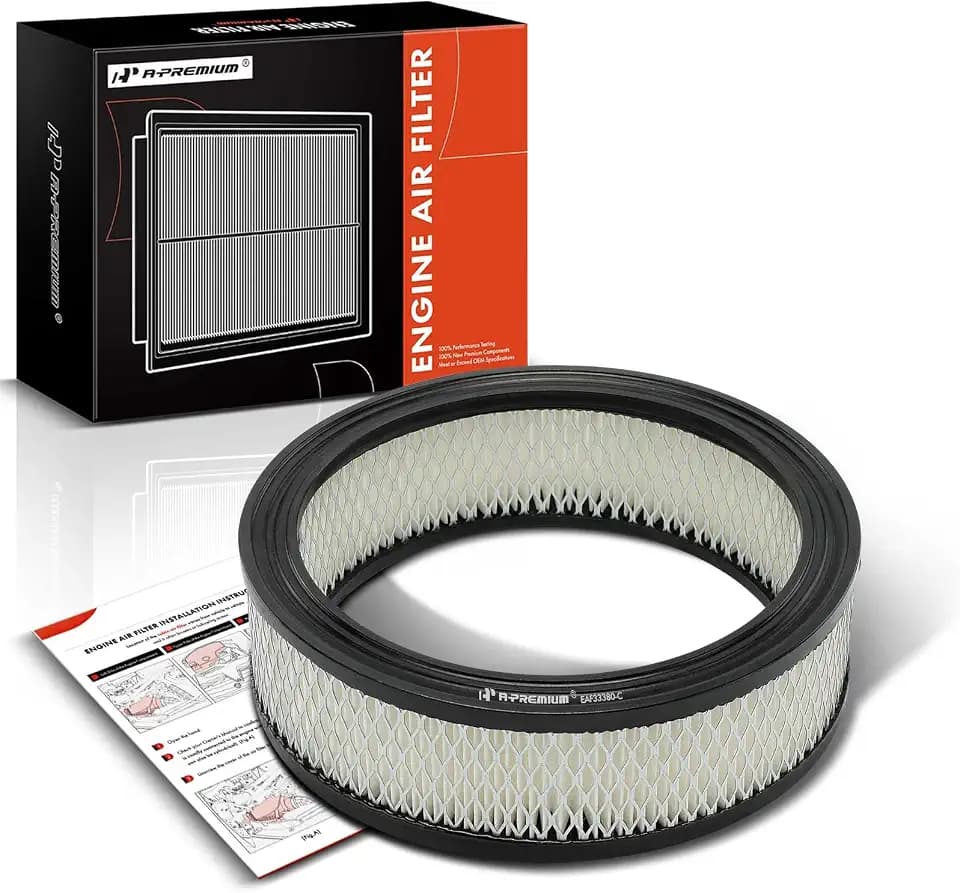 A-Premium Engine Air Filter Compatible with Chevrolet, GMC, Buick, Cadillac