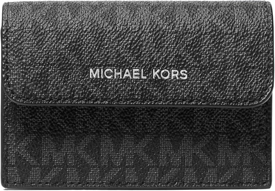 Michael Kors Men's Malone Accordian Card Case, Black, One Size