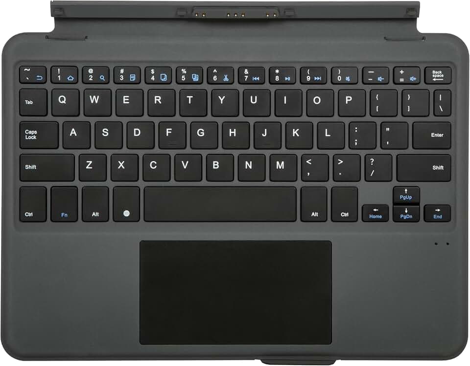Samsung Tab Active4 Pro Magnetic Keyboard, Rugged, Slim Design, Matte Black Finish, (GP-JKT636TGBBW)...ONLY Works with Tab Active4 Pro Case to Function.Made by Targus