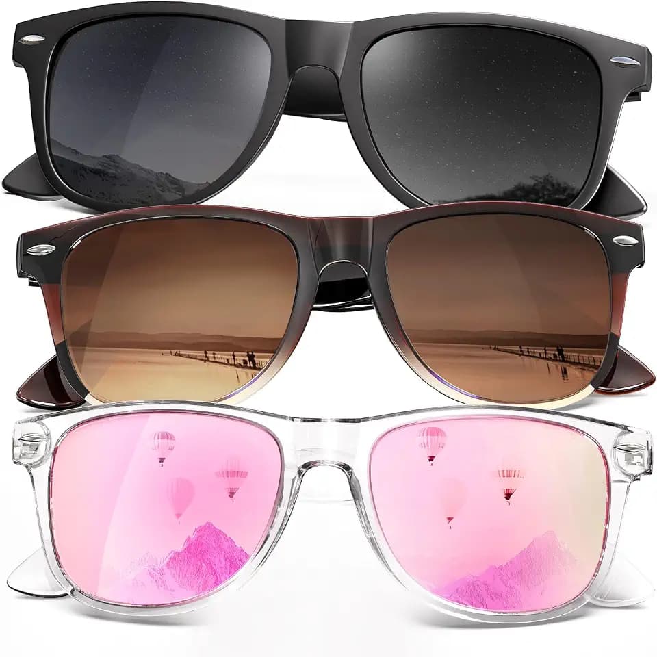 KALIYADI Womens-Sunglasses Polarized Sunglasses Womens: Retro Trendy Sun Glasses with UV400 Protection for Travel Driving