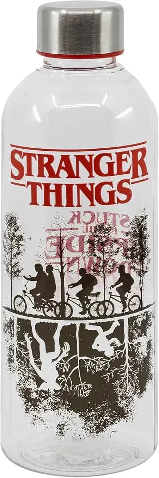 Stranger Things Wiederverwendbare Kunststoff-Wasserflasche, 850 ml