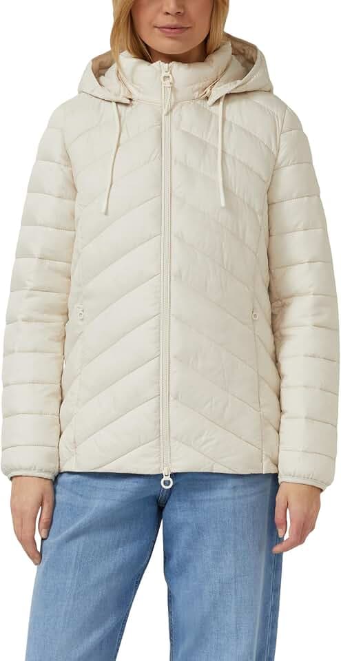 s.Oliver Damen 2173542 Steppjacke mit abnehmbarer Kapuze (1er Pack)