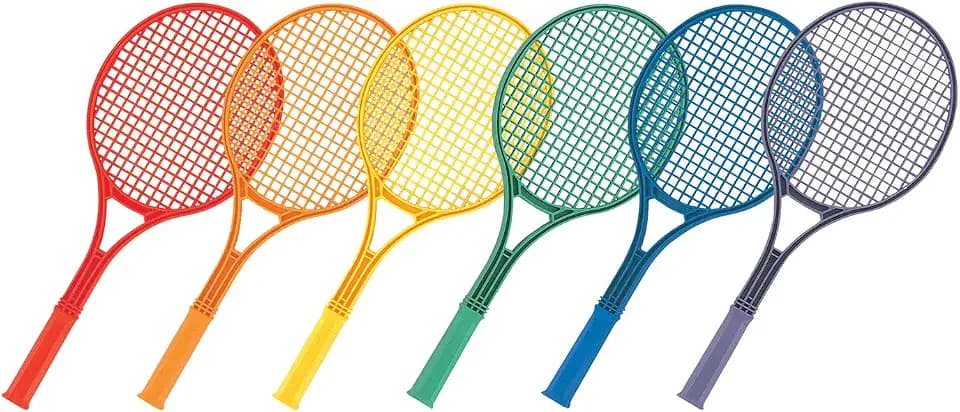 Champion Sports Plastic & Foam Racket Sets – Durable, Lightweight Paddles for Youth Play & PE, Paddleball, Racquetball