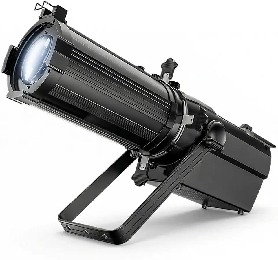 SHEHDS 350W LED LEKO Zoom Profile Light, Cool+Warm DMX512 Spotlight