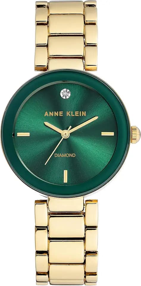 Anne Klein Women's Genuine Diamond Dial Bracelet Watch