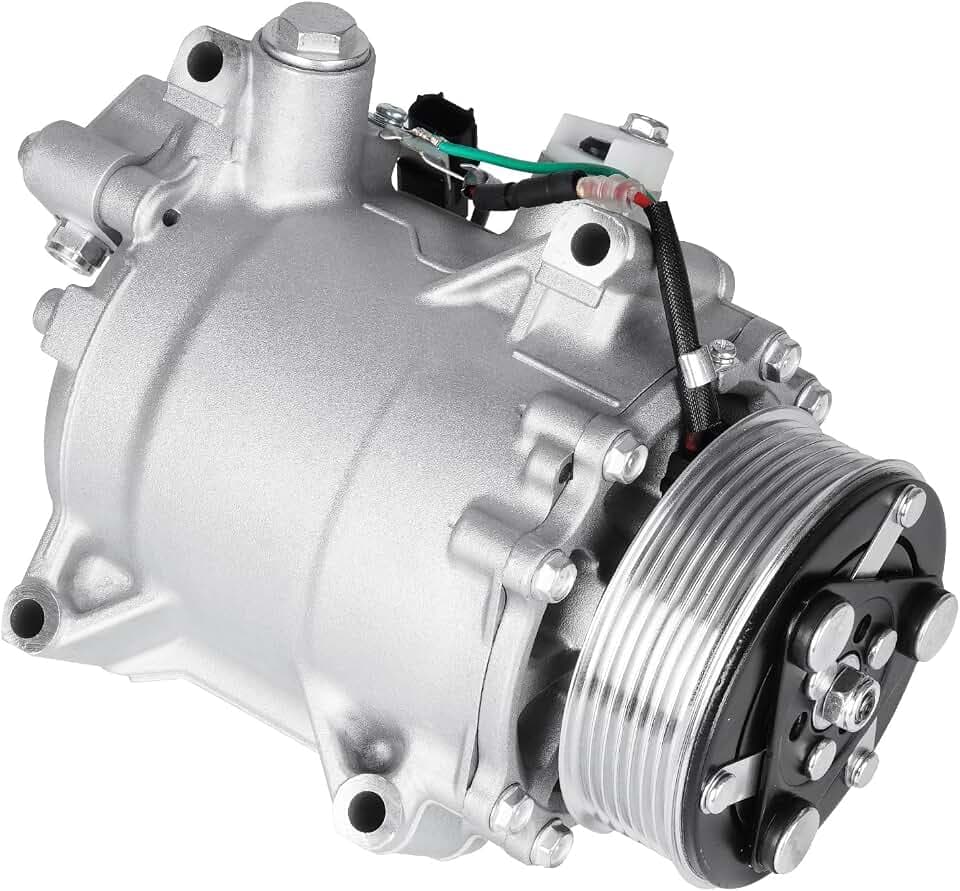 Air Conditioning Compressor & A/C Clutch for Acura RDX 2.3L 2007-2012, for Honda Civic Si 2.4L 2012-2015, for Honda CR-V 2.4L 2007-2014, 4717053 38810RWCA03 4717056