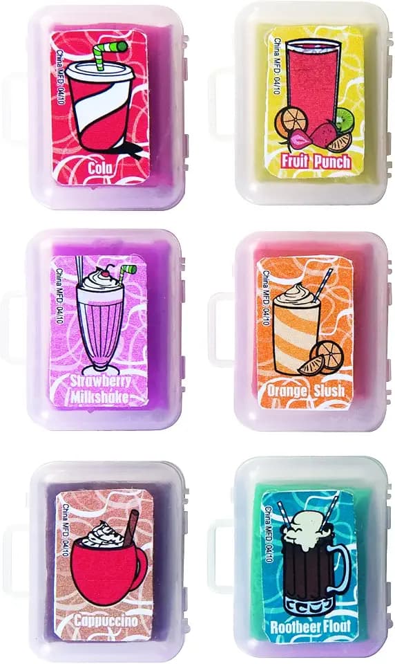 Raymond Geddes 68122 Snack Attack Scented Erasers For Kids, Assorted (Pack of 36)
