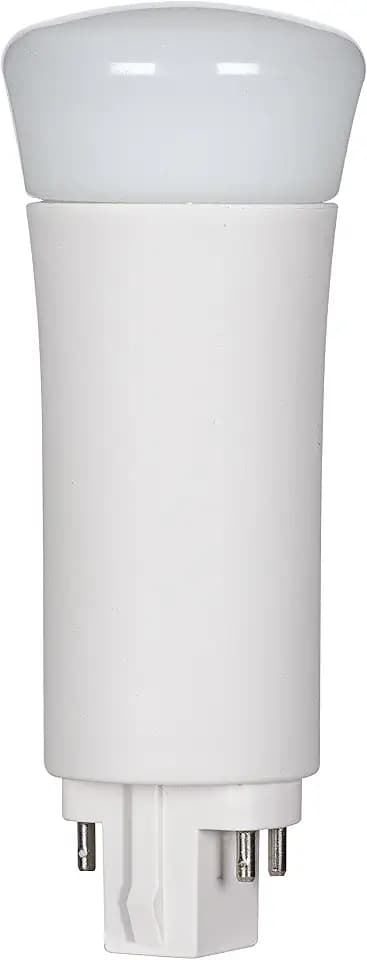 Satco S29859 9-Watt PL LED Light Bulb, G24q Base, 4-Pin Vertical, 3500K