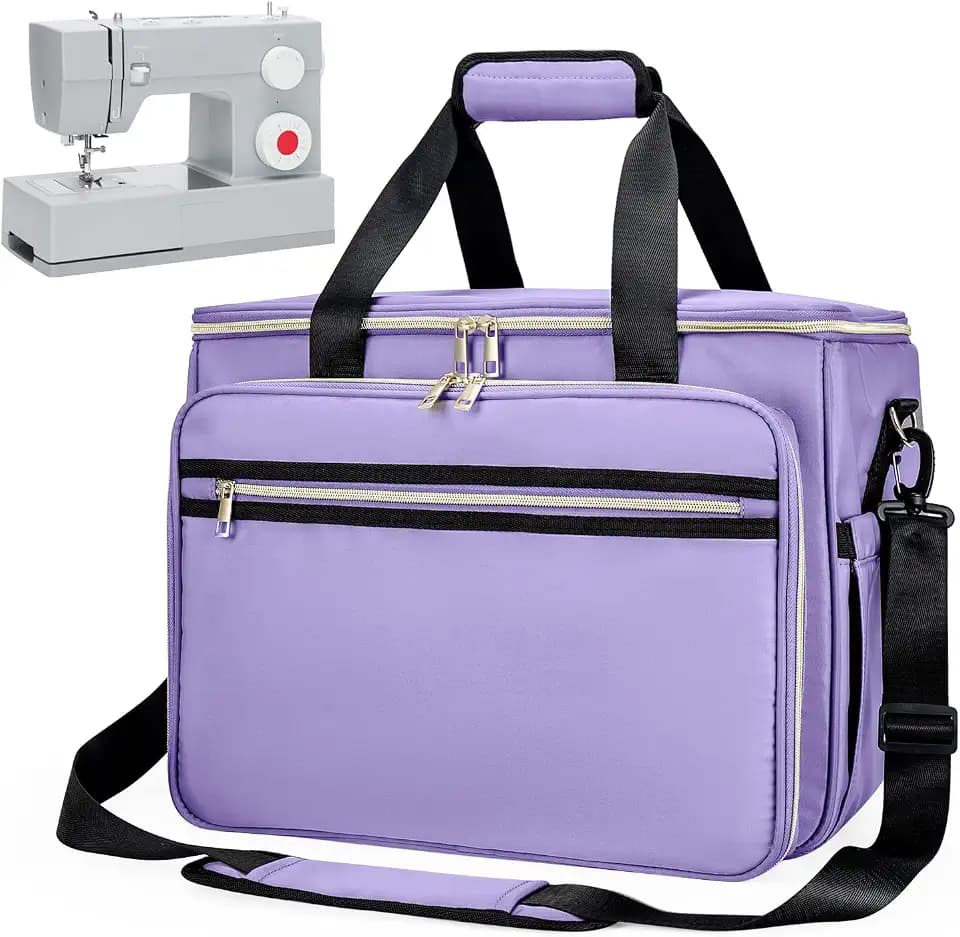 Anitor Sewing Machine Carrying Case with Removable Bottom Padding