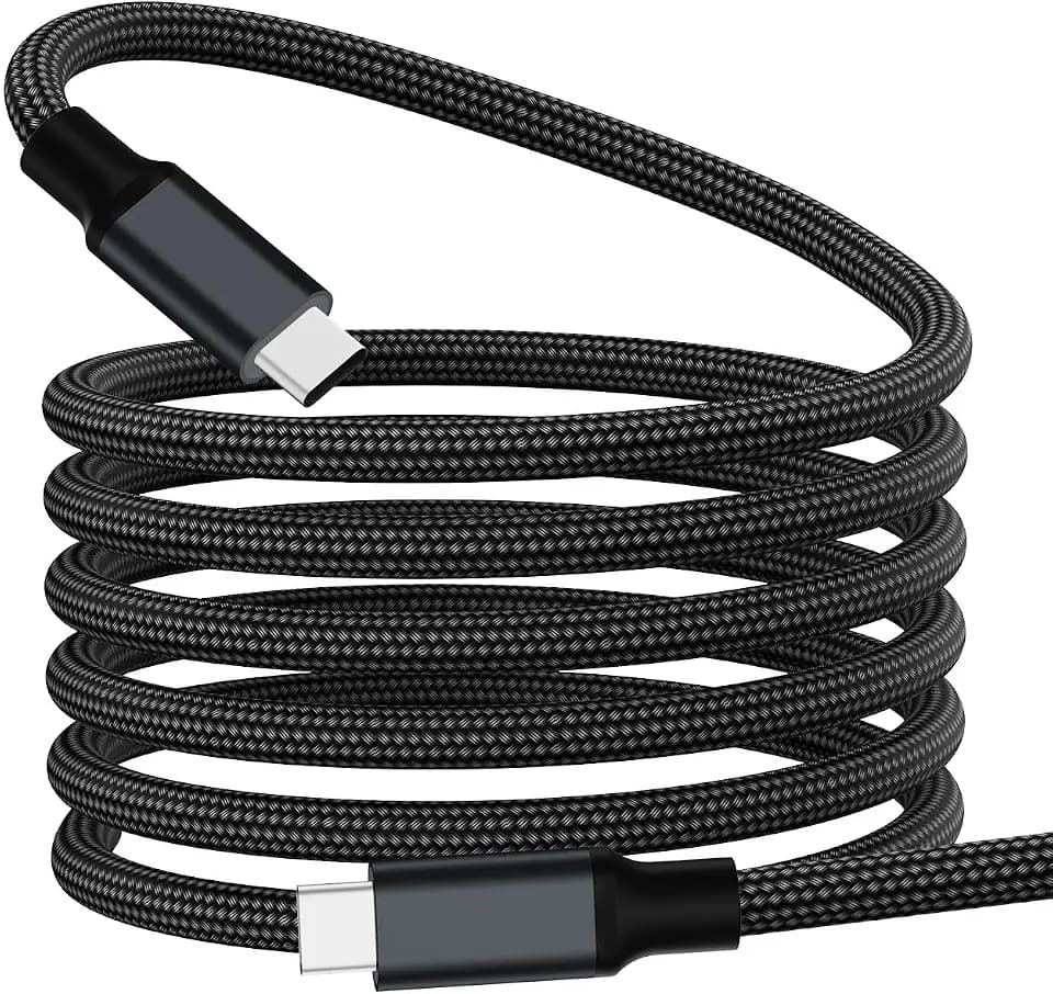 USB 4 Kabel 100W, 1.5M magnetisches USB C Kabel, Support Display 8K@60HZ, 4K@144HZ 20Gpbs Datenübertragung, USB C auf USB C Kabel für phone 15Pro/15ProMax, für Mac_Books, USB C Hub Docking Station