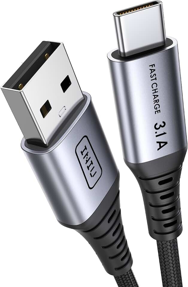 INIU USB C Kabel 2m, Typ C 3,1A Ladekabel USB A auf USB C Schnellladekabel
