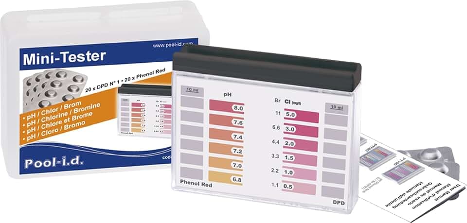 Pool-i.d PTM100 Pooltester Mini Chlor-Brom/pH