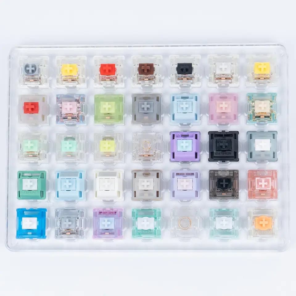 GATERON Mechanical Magnetic Keyboard Switches Tester for Keyboard(35PCS)