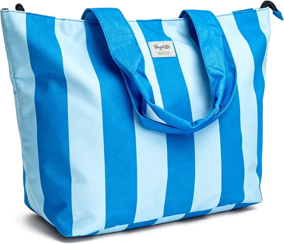 Bagelite Beach Bags Waterproof Sandproof, XL Large Pool Tote Bag for Women