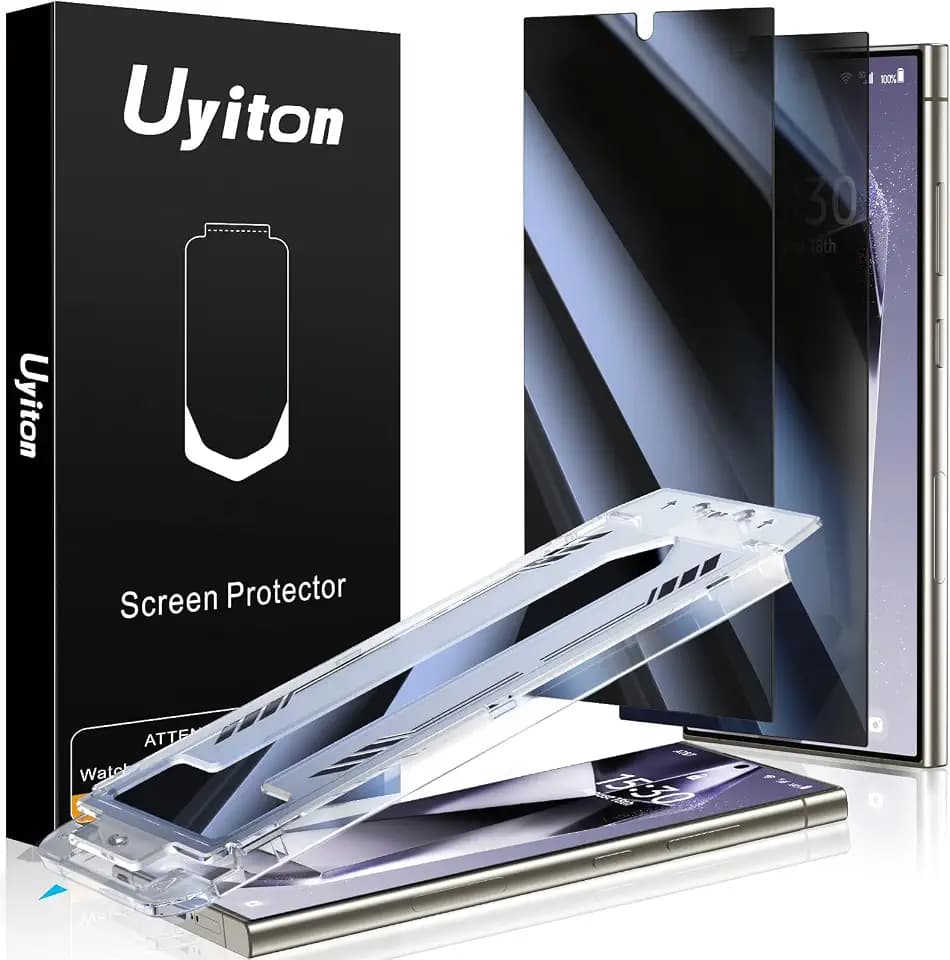 Uyiton for Samsung Galaxy S24 Ultra Privacy Screen Protector - 2 Pack