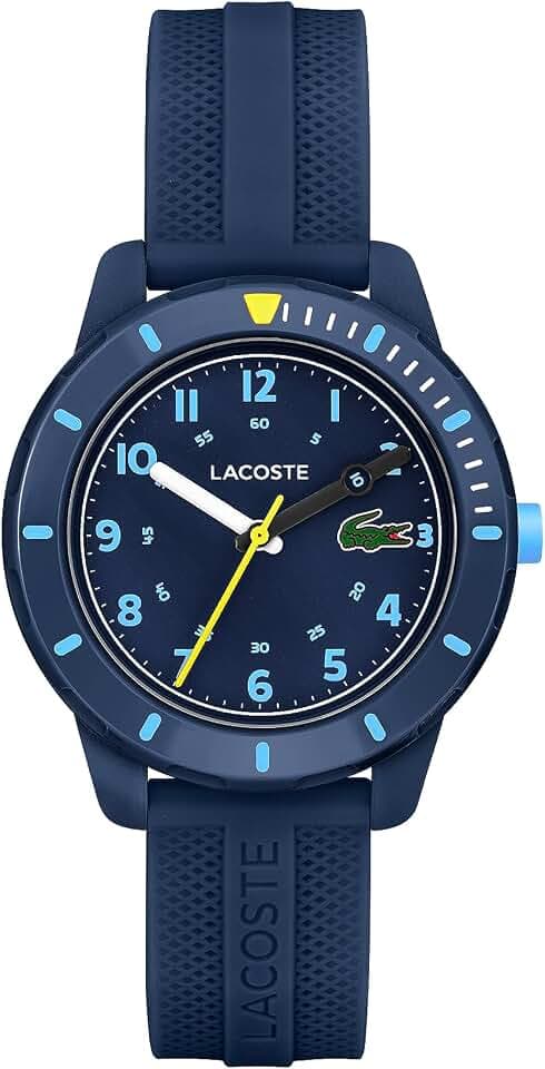 Lacoste Analog Quarzuhr für Kinder Kollektion Mini Tennis mit Silikonarmband