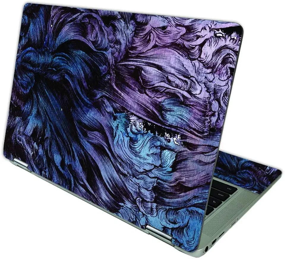 MightySkins Skin Compatible With HP Chromebook x360 14 (2021) - Angry Ripple | Protective, Durable, and Unique Vinyl Decal wrap cover | Easy To Apply, Remove, and Change Styles | Made in the USA