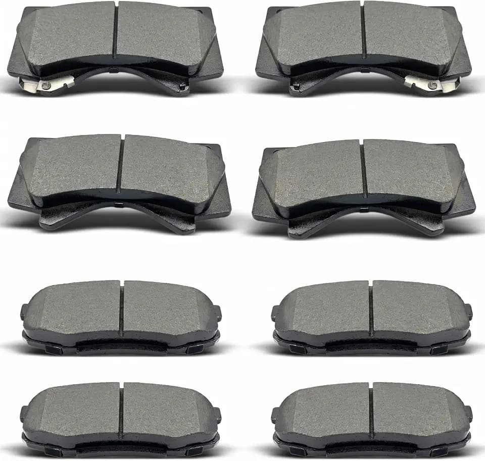 Front Rear Brake Pads Fit for Toyota Land Cruiser,Sequoia,Tundra,Lexus LX
