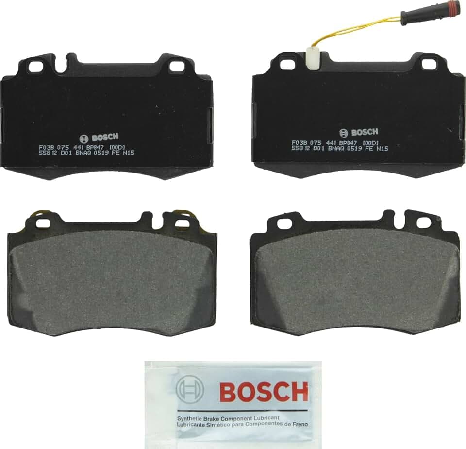 BOSCH BP847 QuietCast Premium Semi-Metallic Disc Brake Pad Set - Front