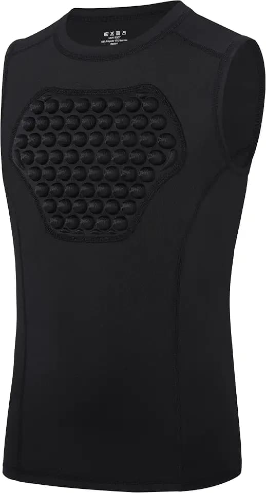 Roadbox Youth Baseball Chest Protector, Football Heart Guard Padded Shirt