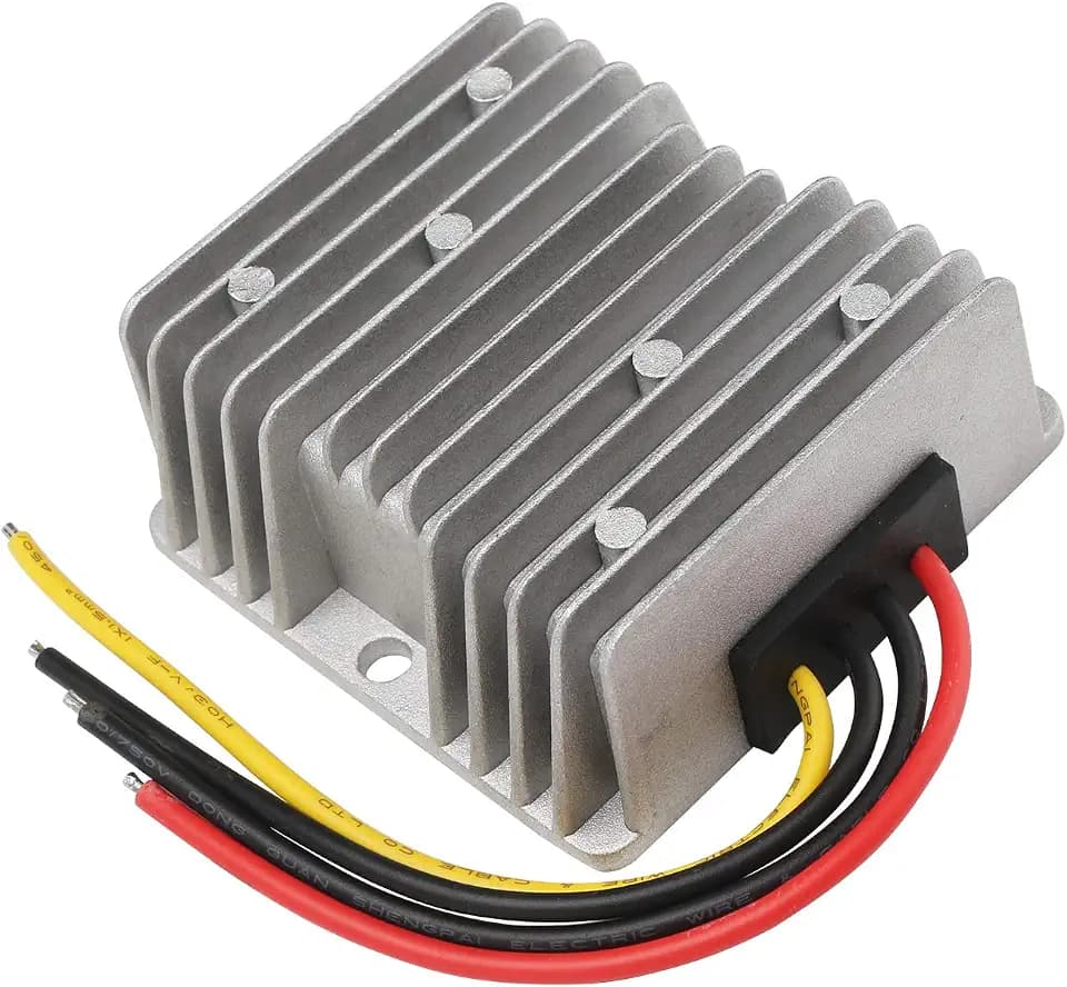 DROK 090066 20A/240W High Current Non-isolated Buck Voltage Converter Regulator Waterproof DC-DC 17-35V 24V to 12V Step-down Power Supply