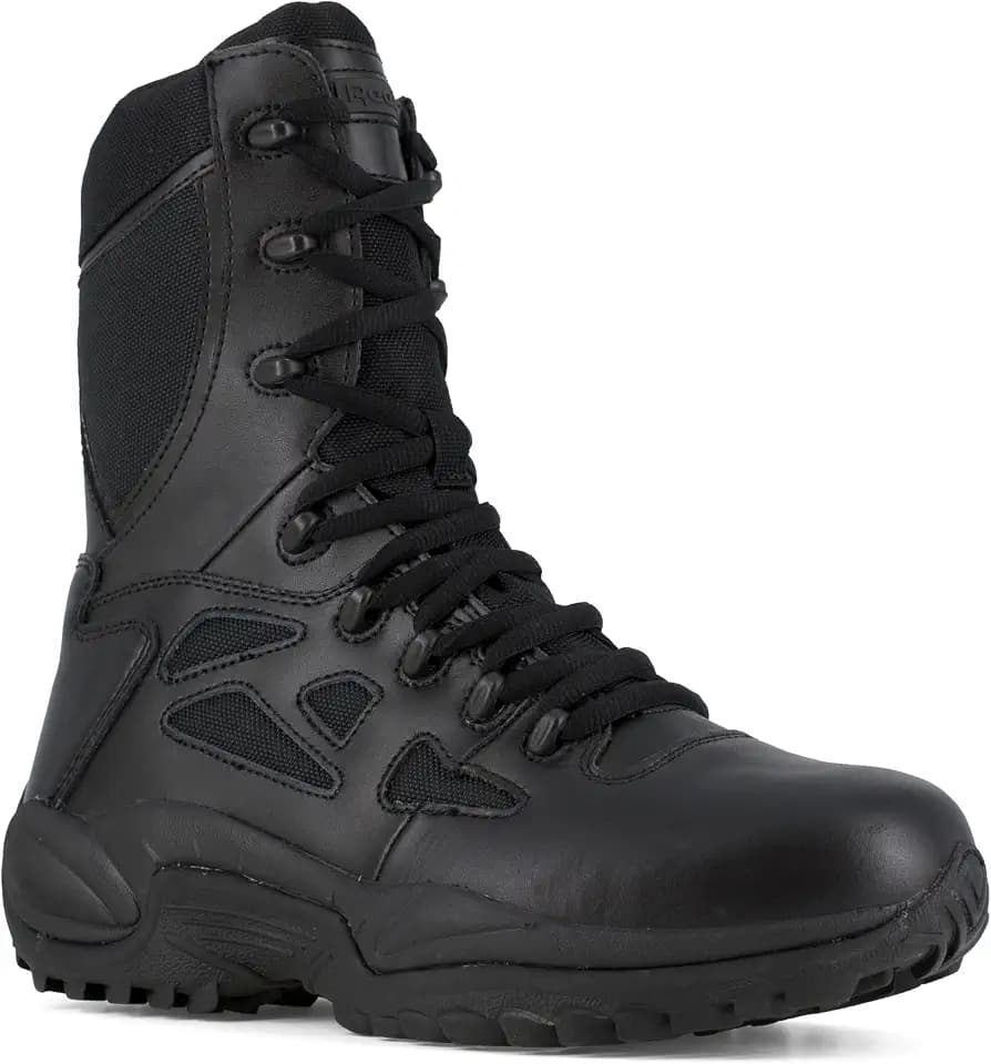 Reebok womens Rapid Response Electrical Hazard Soft Toe Tactical Boot Side Zipper