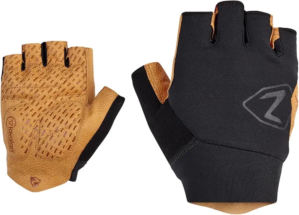 Ziener Herren CAJ Fahrrad/Mountainbike/Radsport-Handschuhe | Kurzfinger-atmungsaktiv,dämpfend