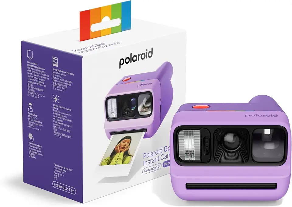 Polaroid Go Generation 3 - Mini Instant Film Camera - Purple (9193) - Only Compatible with Go Film