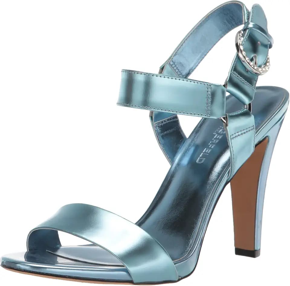 KARL LAGERFELD Women's Cieone Ankle Strap Heel