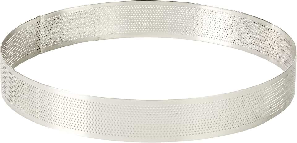 LACOR 68554 Perforiert Schimmel Torte, Edelstahl, grau, 24 x 24 x 4 cm