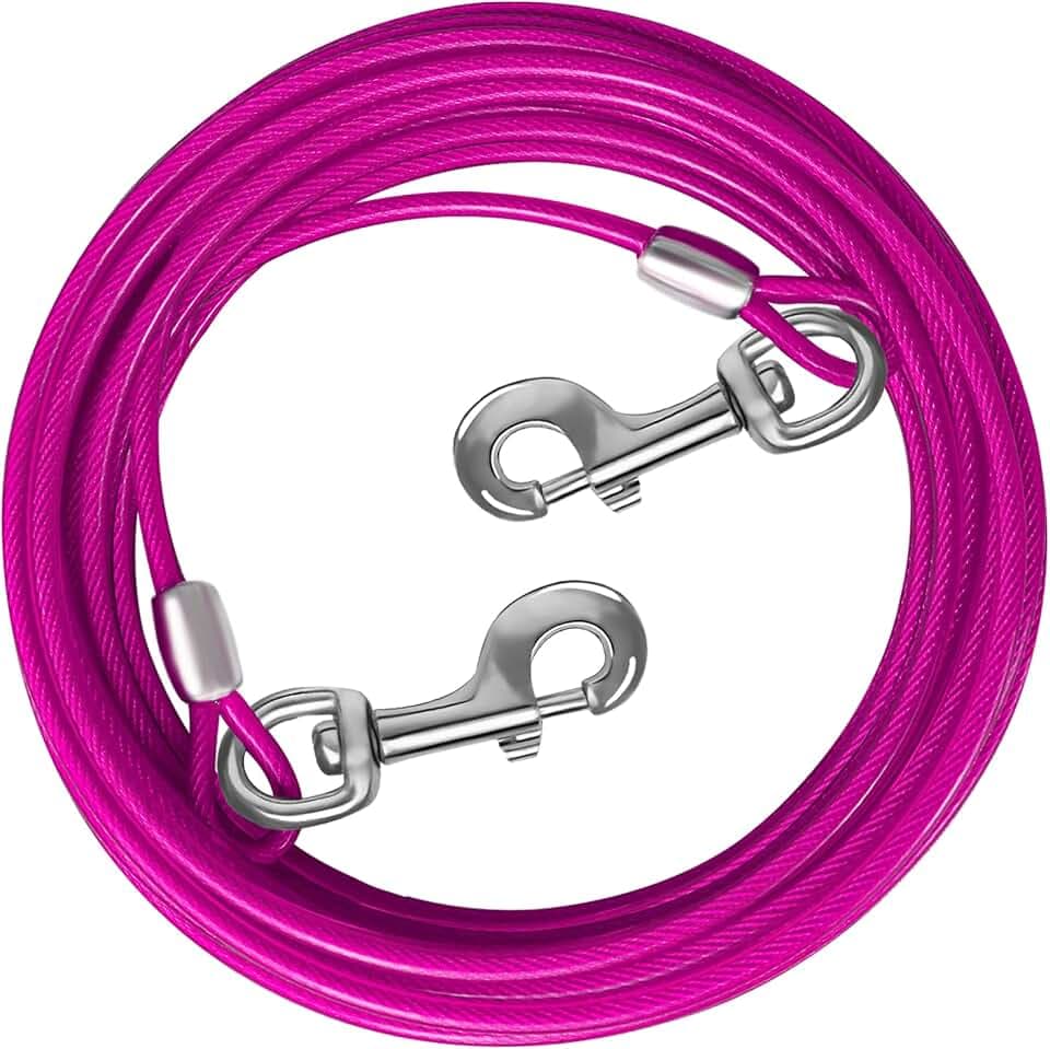 Dog Tie Out Cable, Dog Runner Cable