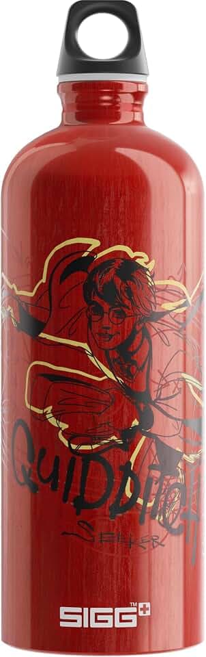 Sigg - Alu Trinkflasche - Traveller Harry Potter - Made in Switzerland - Kohlensäure geeignet - Auslaufsicher - Federleicht - BPA-frei - 1Liter