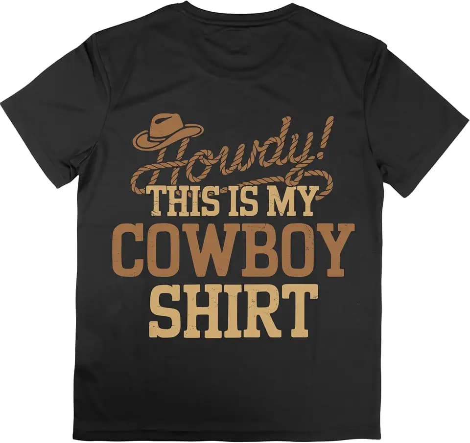 InnoBeta Funny Cowboy Shirt for Men Adults T-Shirt