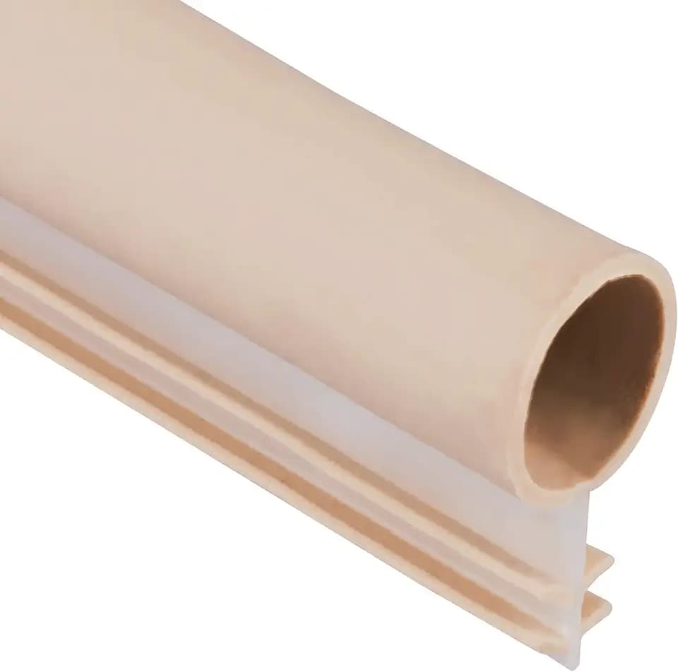 Window Weatherstrip Seal 5/16" Bulb Bubble Kerf Mount 4 Colors & 6 Length Options (17', Tan)