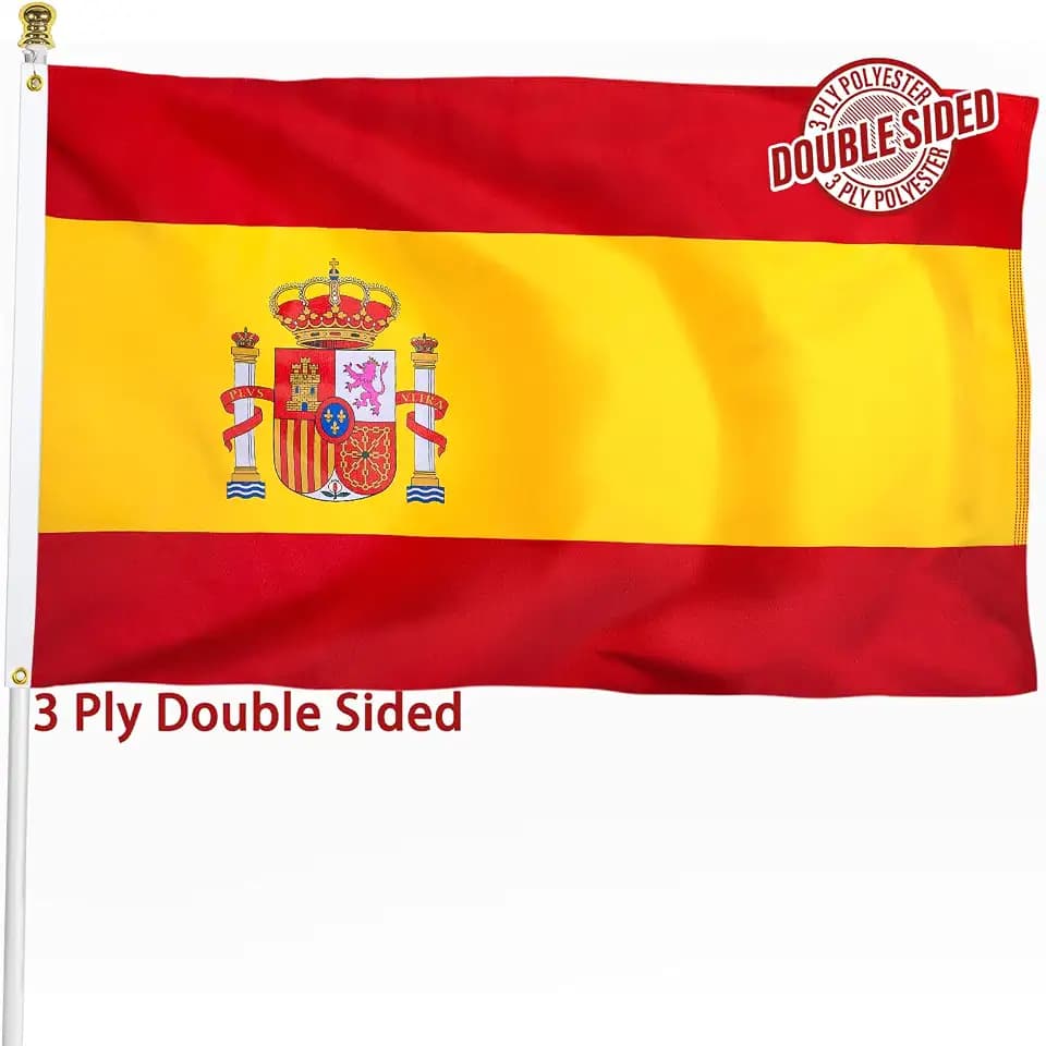 Spain Flag 3x5 ft Outdoor Bandera de España Spanish National Flag