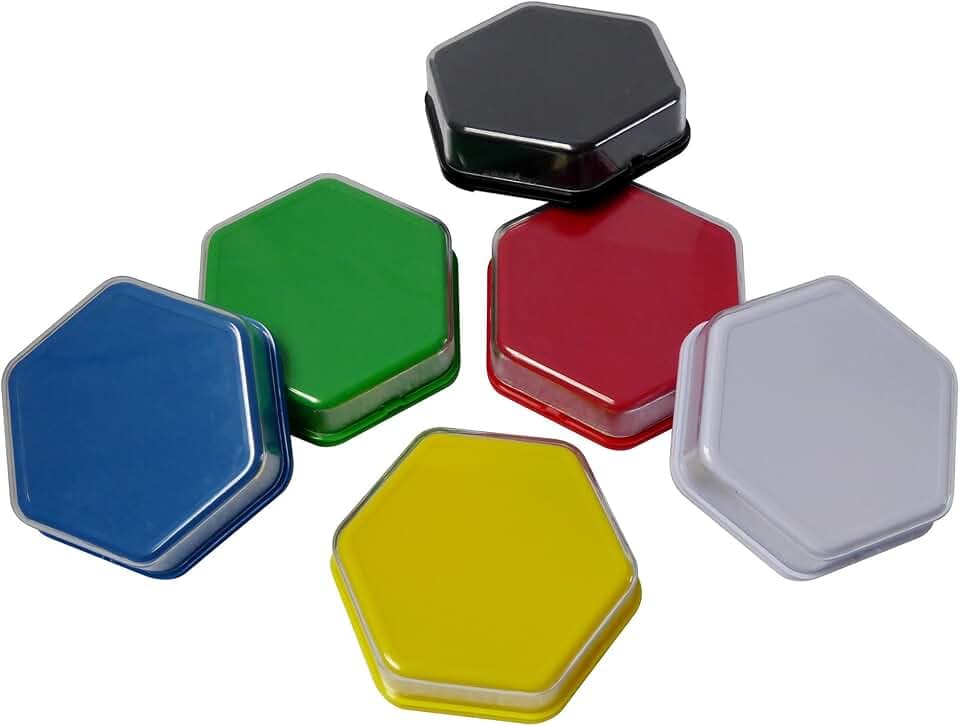 Talking Products, Talking Tiles Diktiergeräte, Kommunikations-Sound-Tasten. Packung mit 6 Farben, 80 Sekunden Aufnahme. Lernressourcen für pädagogisches Klassenzimmer, Antwort-Summer für Spielshows.