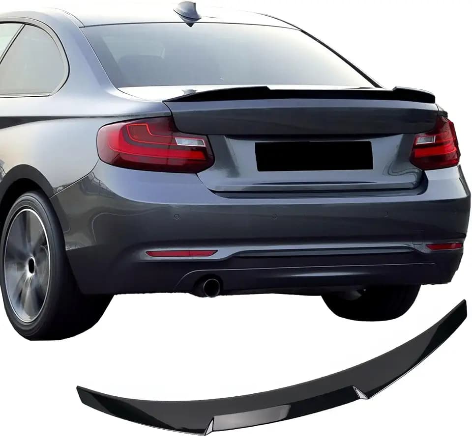 Rear Spoiler for BMW 2 Series M2 F87 F22 F23 M235i M240i 218i 220i 228i 2014-2021 Coupe Trunk Spoiler Wing Trunk Tail Rear Trunk Lid 2D,Glossy Black Performance - M4 Style