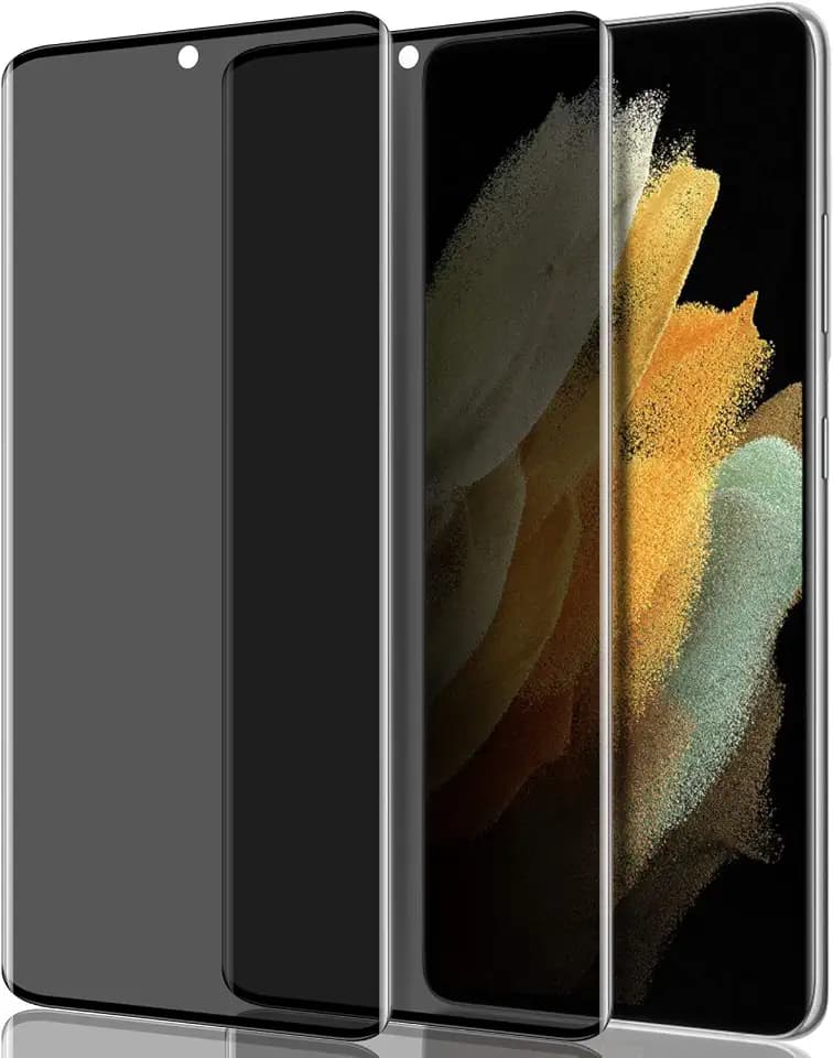 YWXTW [2 Pack] for Galaxy S21 Ultra Privacy Screen Protector, Anti-Spy Film