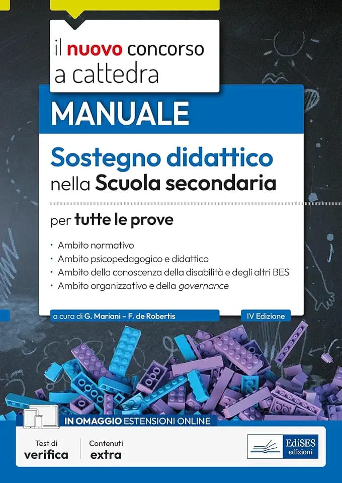 Concorso a cattedra Sostegno didattico Scuola secondaria 2023: Manuale per la preparazione al concorso per sostegno didattico nella scuola secondaria (CC)