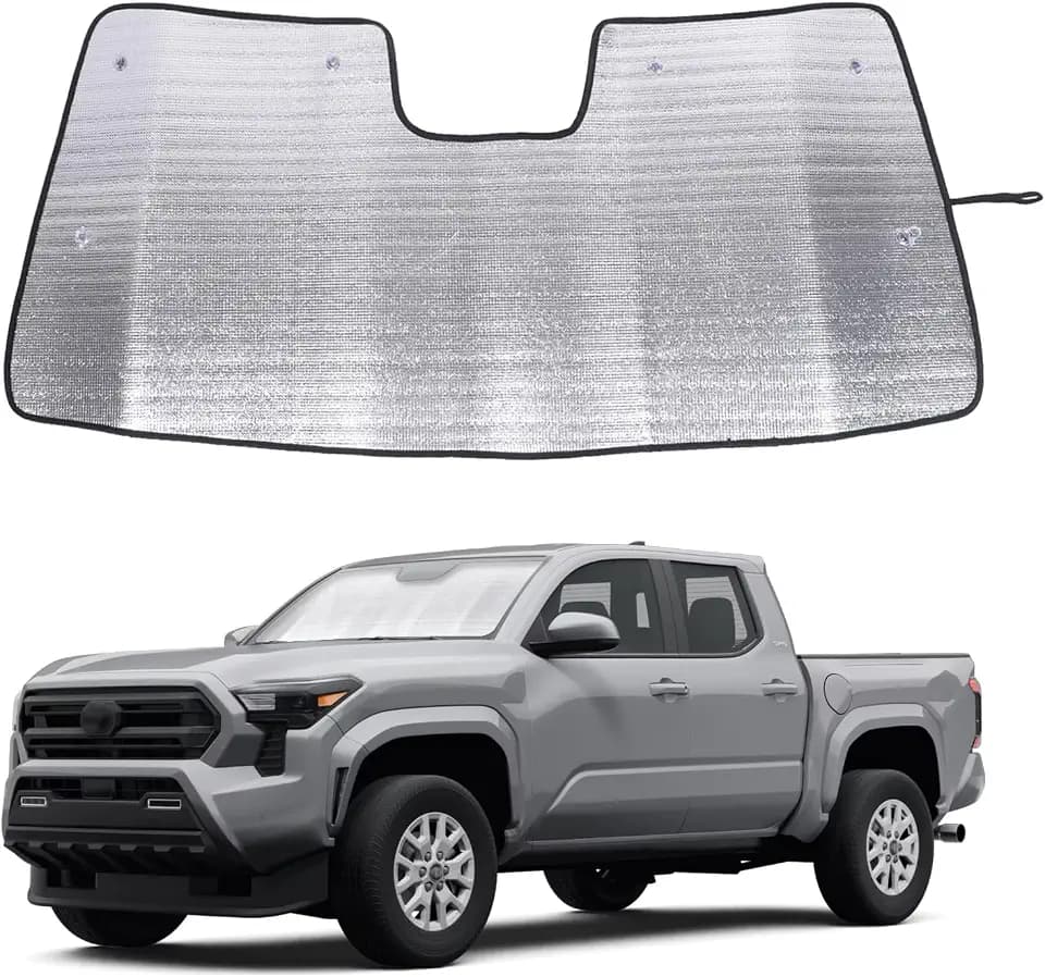 Windshield Sunshade Compatible with Toyota Tacoma 2024-2026 Accessories