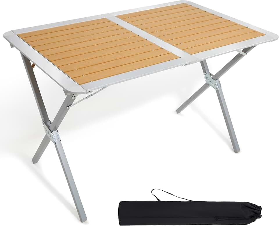 Timber Ridge Campingtisch Klappbar Aluminium Klapptisch für 4-6 Personen