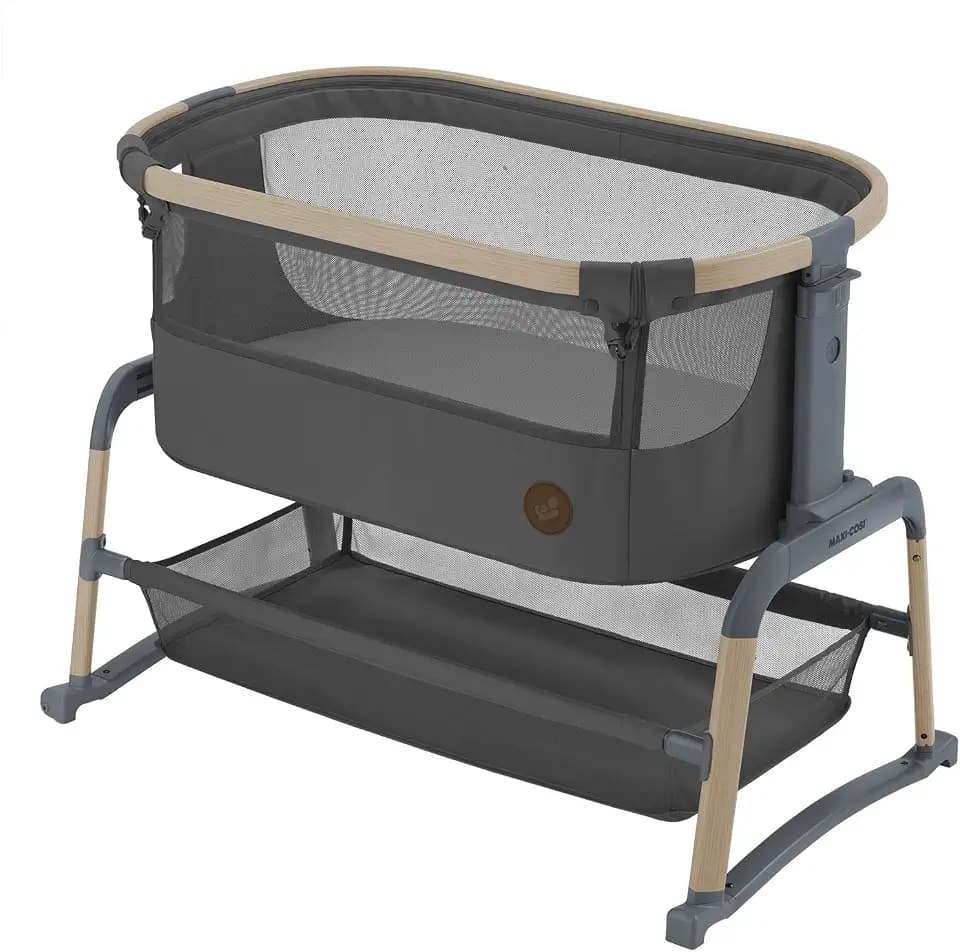 Maxi-Cosi Iora Air Beistellbett Baby, 0–6 Monate (0–9 kg), Beyond Graphite
