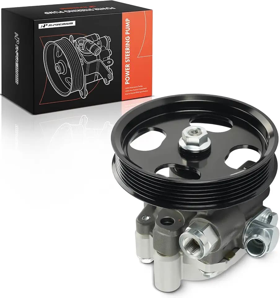 A-Premium Power Steering Pump, with 6-Groove Pulley